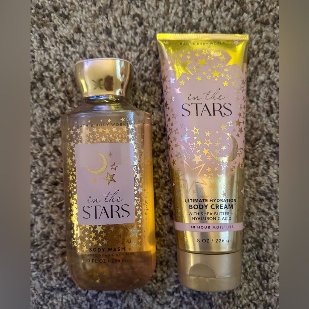 Bath & Body Works In the Stars Body Wash and Cream lotion - Brand New